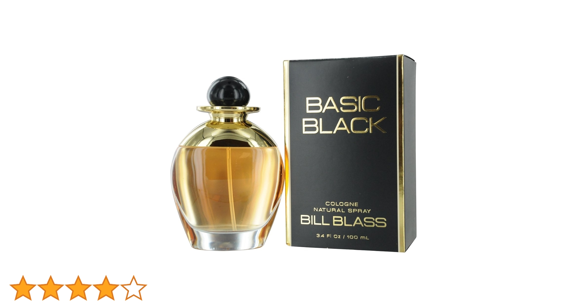 Bill Blass Basic Black for Women, 3.4 oz Cologne Spray